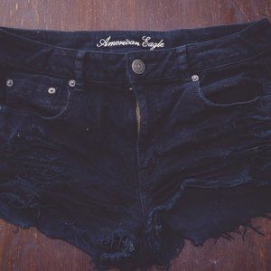 American Eagle Black Shorts